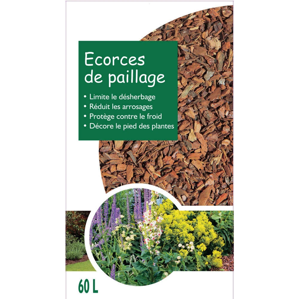 Paillage D'écorces De Pin Calibre 10/25 Mm - Sac De 60 Litres – Image 2