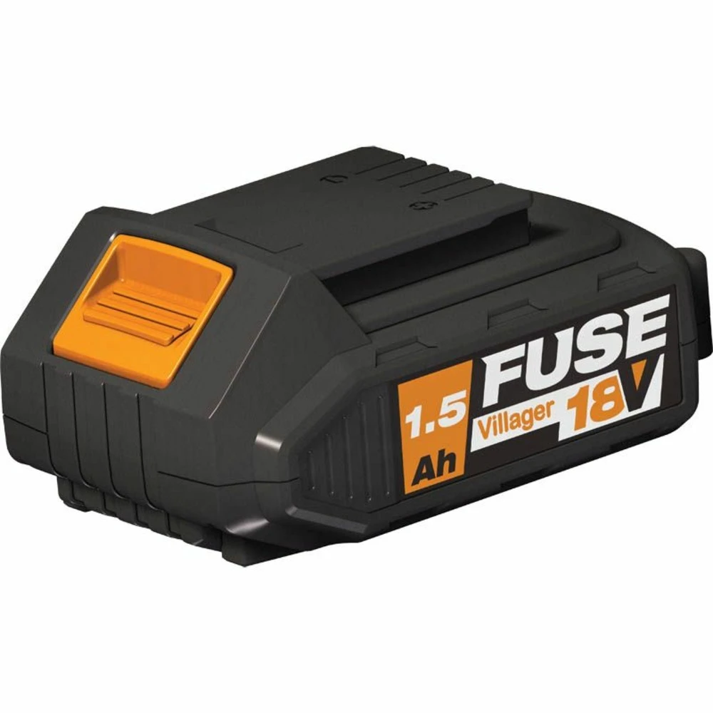Batterie Lithium Ion 18 Volts 1,5ah Avec Chargeur 2.4a Villager Fuse – Image 3