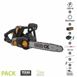 Pack Tronçonneuse Sans Fil 1200w Guide 35 Cm Texas Csx4000 Chargeur Et Batterie