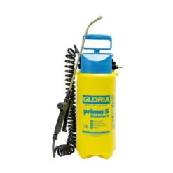 Gloria Pulvérisateur à Pression Prima 5 Comfort Avec Tuyau Spirale 2,5m - 5l