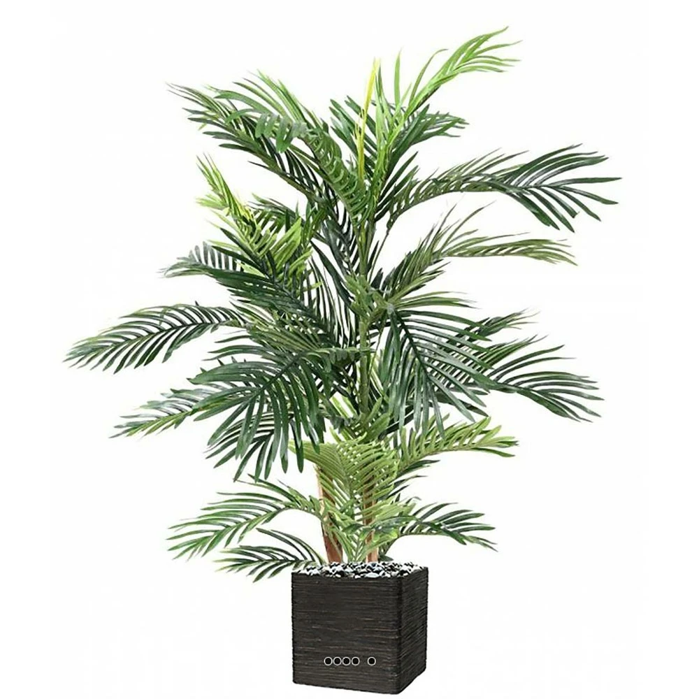 Joli Palmier Areca Artificiel En Pot Multitroncs H 150 Cm Vert - Choisissez Votr – Image 2
