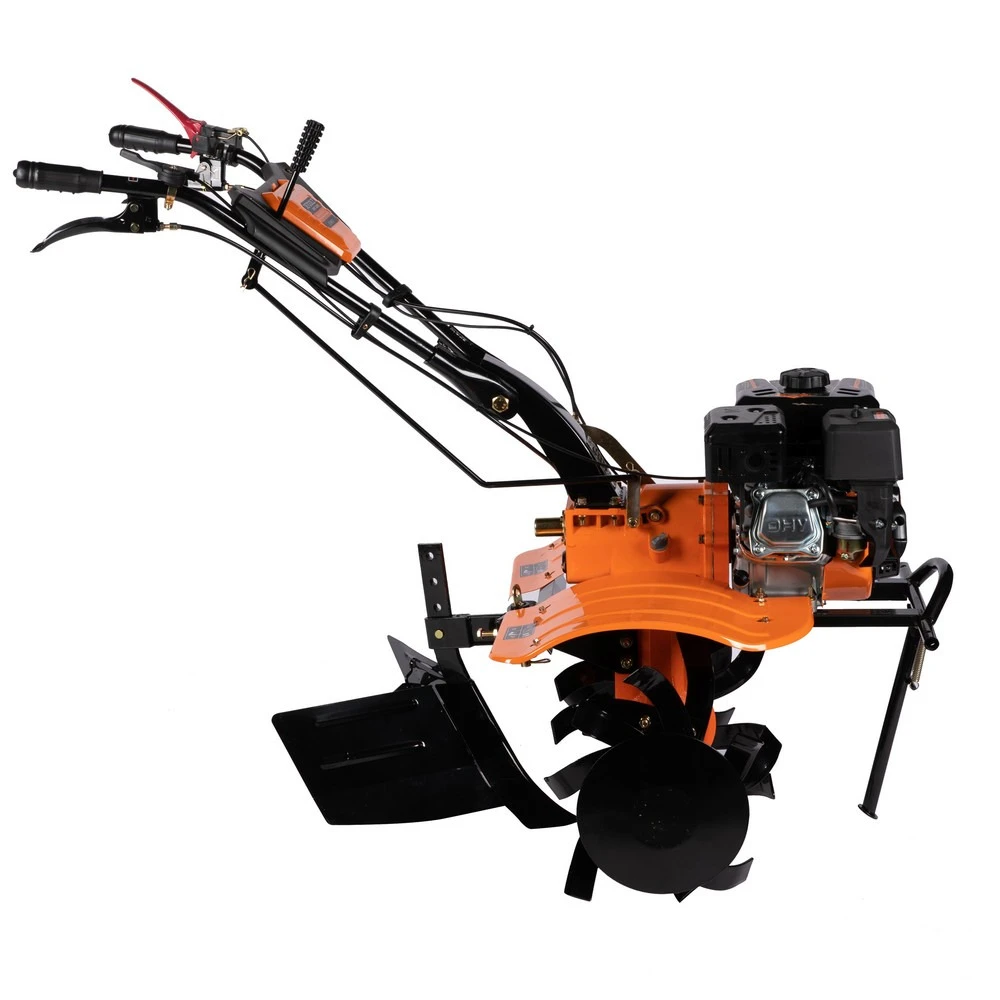 Motoculteur Thermique 7,5cv 2av 1ar Roues X4 Butteur Réglable Detool Dz-m125 – Image 4