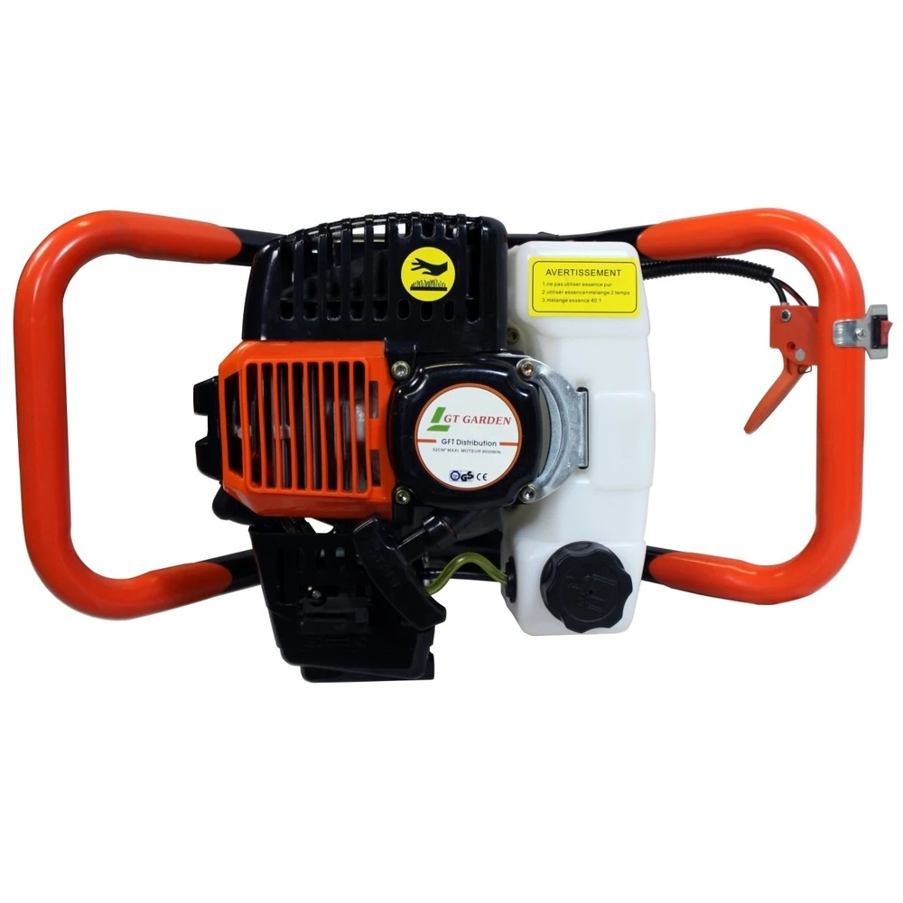 Tarière Thermique 52 Cm3 + Mèches 150 Et 250 Mm – Image 4