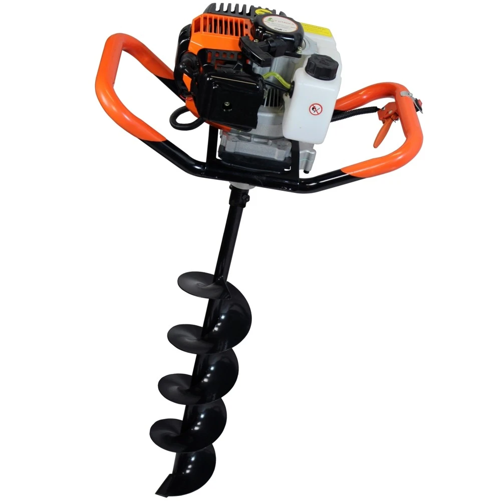 Tarière Thermique 52 Cm3, 3 Cv + Mèche 150 Mm – Image 2