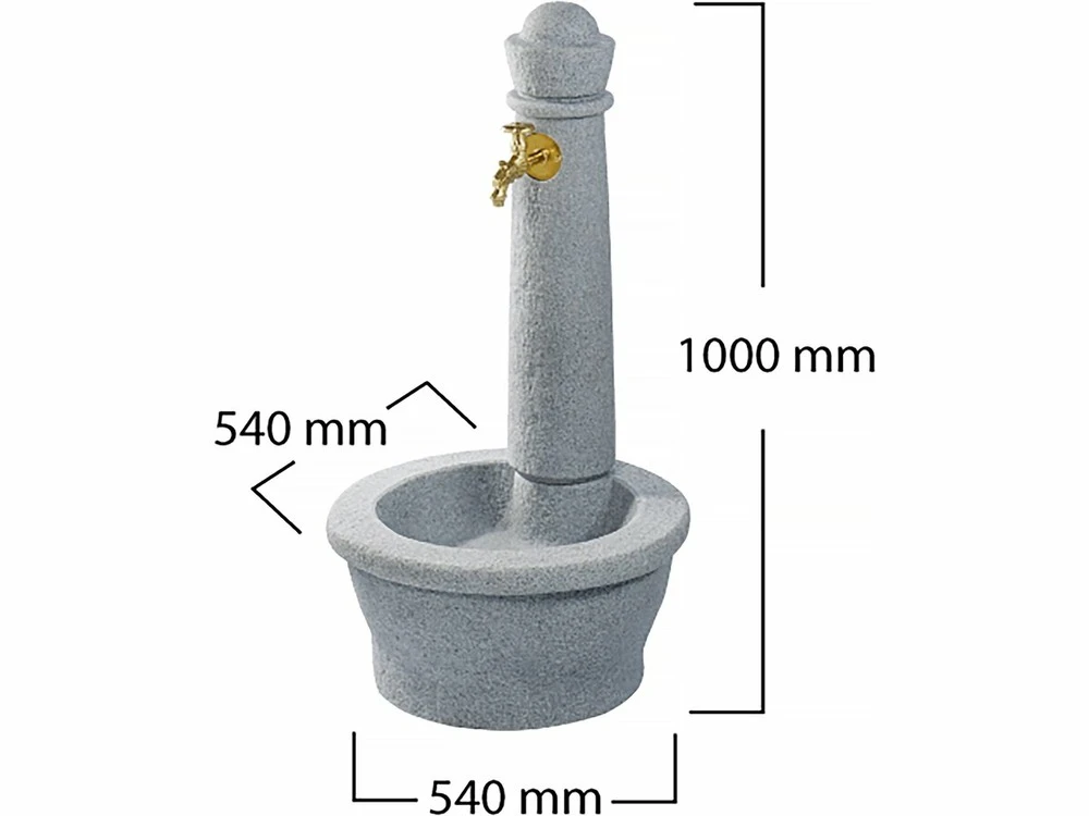 Graf Fontaine Roma Avec Robinet Laiton 3/4" – Image 3