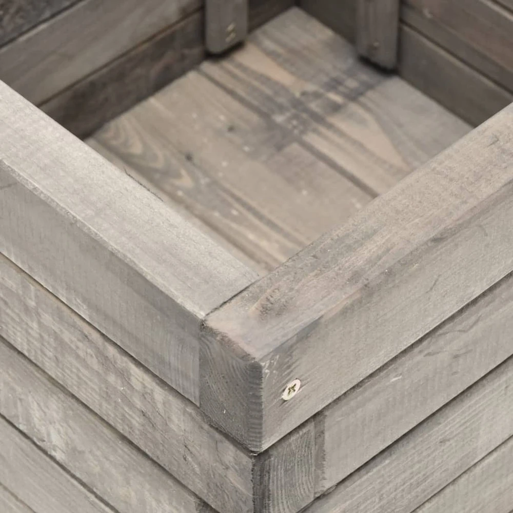 VIDAXL Jardinière 50x50x40 Cm Bois De Pin Massif – Image 5
