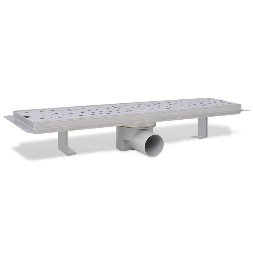 VIDAXL Drain De Douche Linéaire 2 Pcs 530 X 140 Mm Acier Inoxydable – Image 6