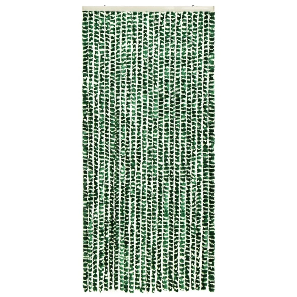 VIDAXL Moustiquaire Vert Et Blanc 100x220 Cm Chenille – Image 2