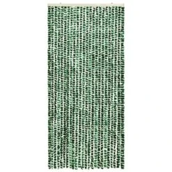 VIDAXL Moustiquaire Vert Et Blanc 100x220 Cm Chenille