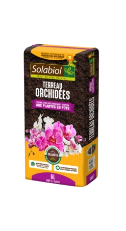 Solabiol Terorc6 | Terreau Orchidées | Tourbe Et Ecorces De Pin | Brun | 6 L |