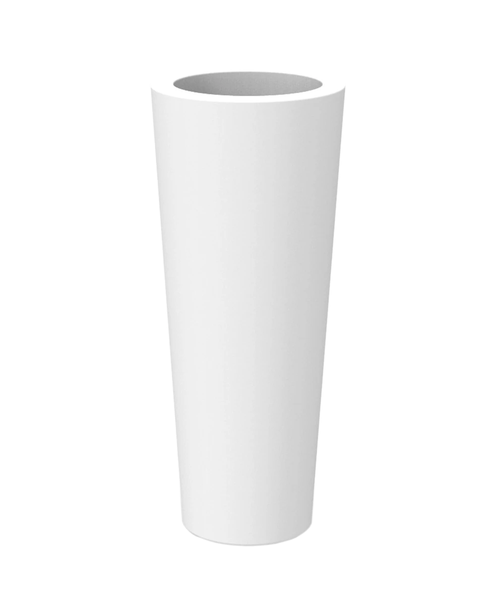 Pot De Fleurs Ficus 80 ø29x79cm - Blanc