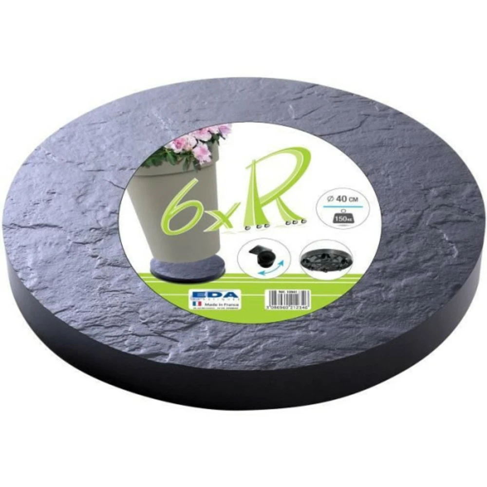 Eda Support A 6 Roulettes ø40cm - Ardoise – Image 2