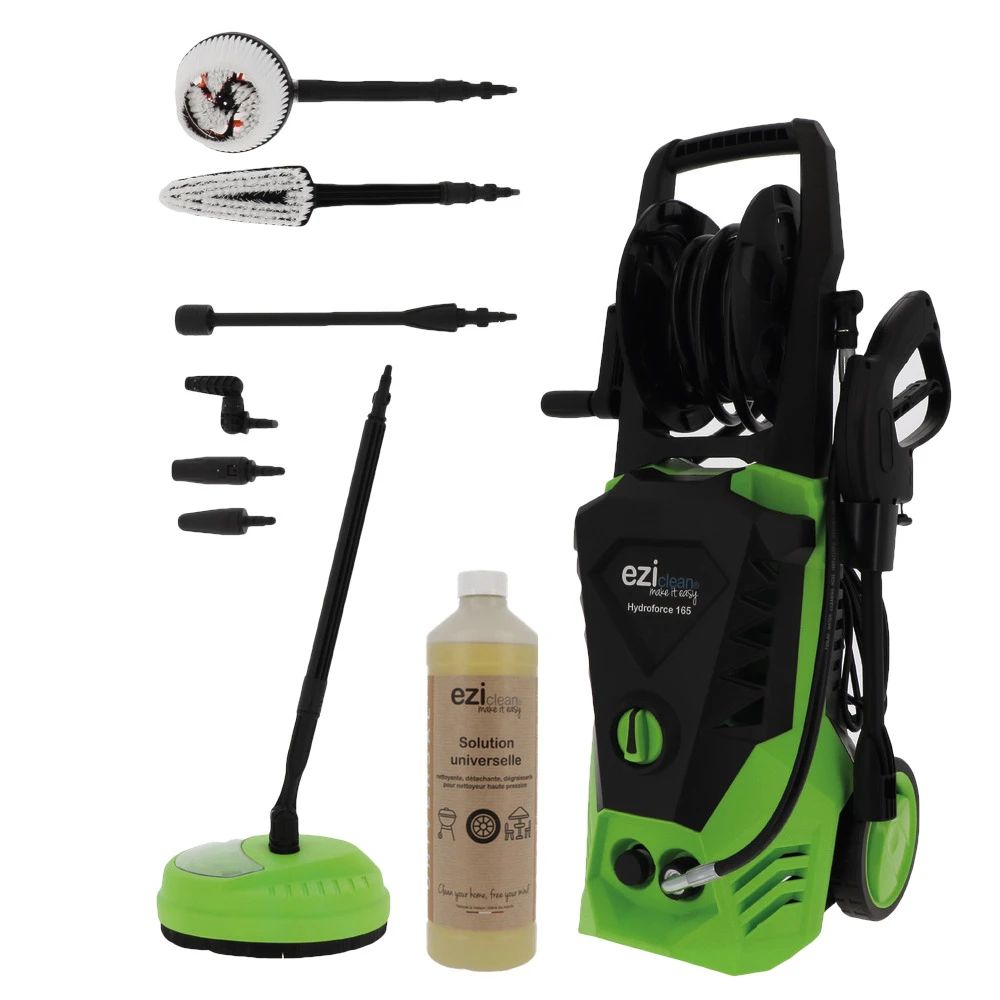 Pack Nettoyeur Haute Pression Eziclean® Hydroforce 165 + Solution Nettoyante Universal