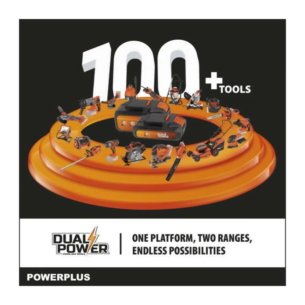 Tronçonneuse A Batterie 40v Dual Power Powdpg7576 - Guide De 350 Mm, Moteur Brusless - Livrée Sans Batterie Ni Chargeur – Image 4