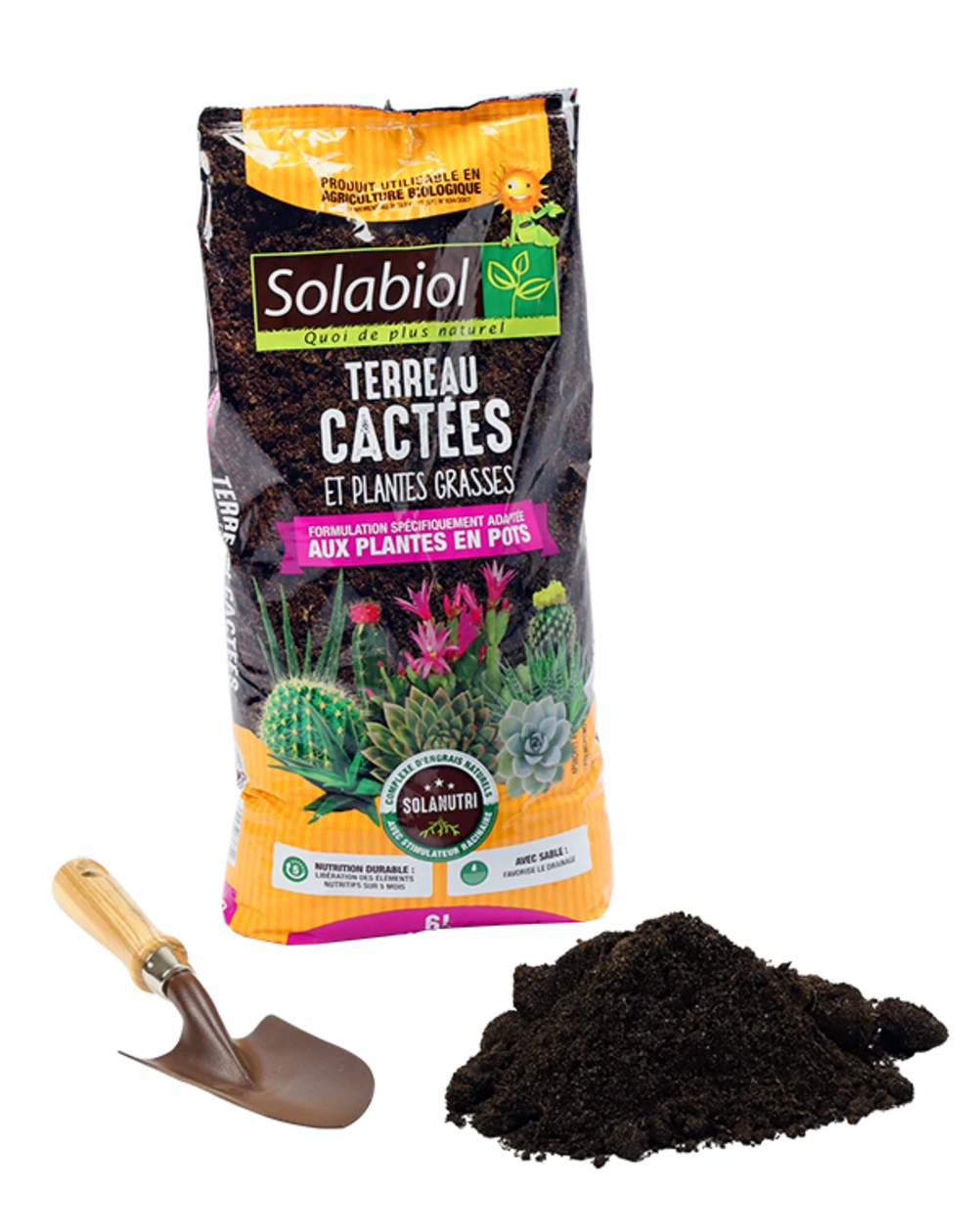 Solabiol Tercac6 | Terreau Cactées Et Plantes Grasses | 6l | Croissance Vigoure – Image 2